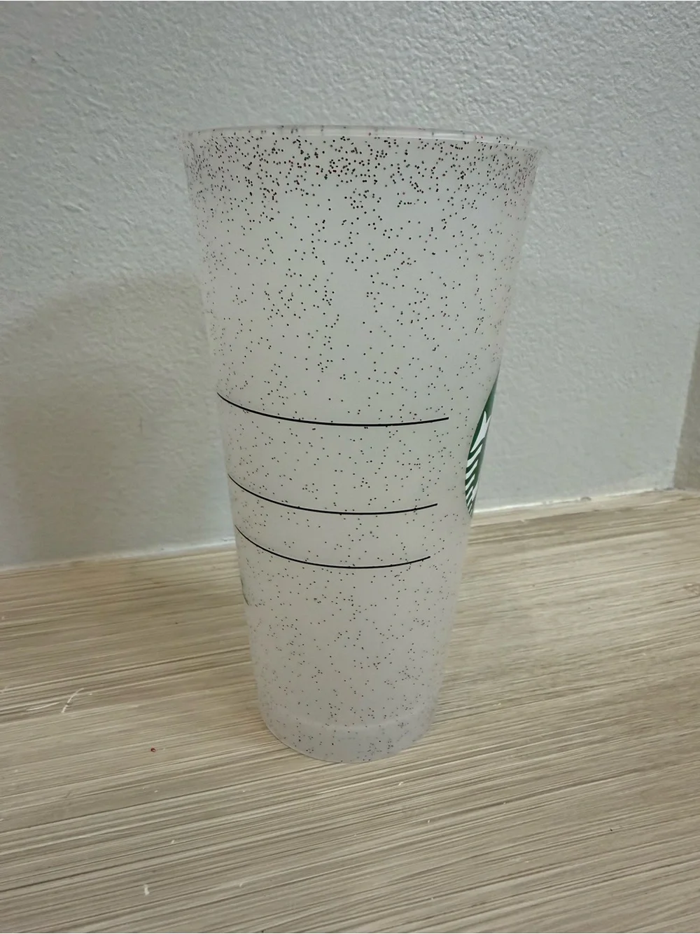 Starbucks confetti Speckled Logo Cold cup